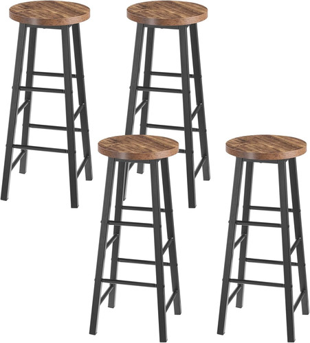 Woltu barhocker 4er - set, mit